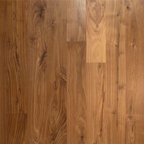 Discount 4" x 3/4" Walnut Character Unfinished Solid by Hurst Hardwoods